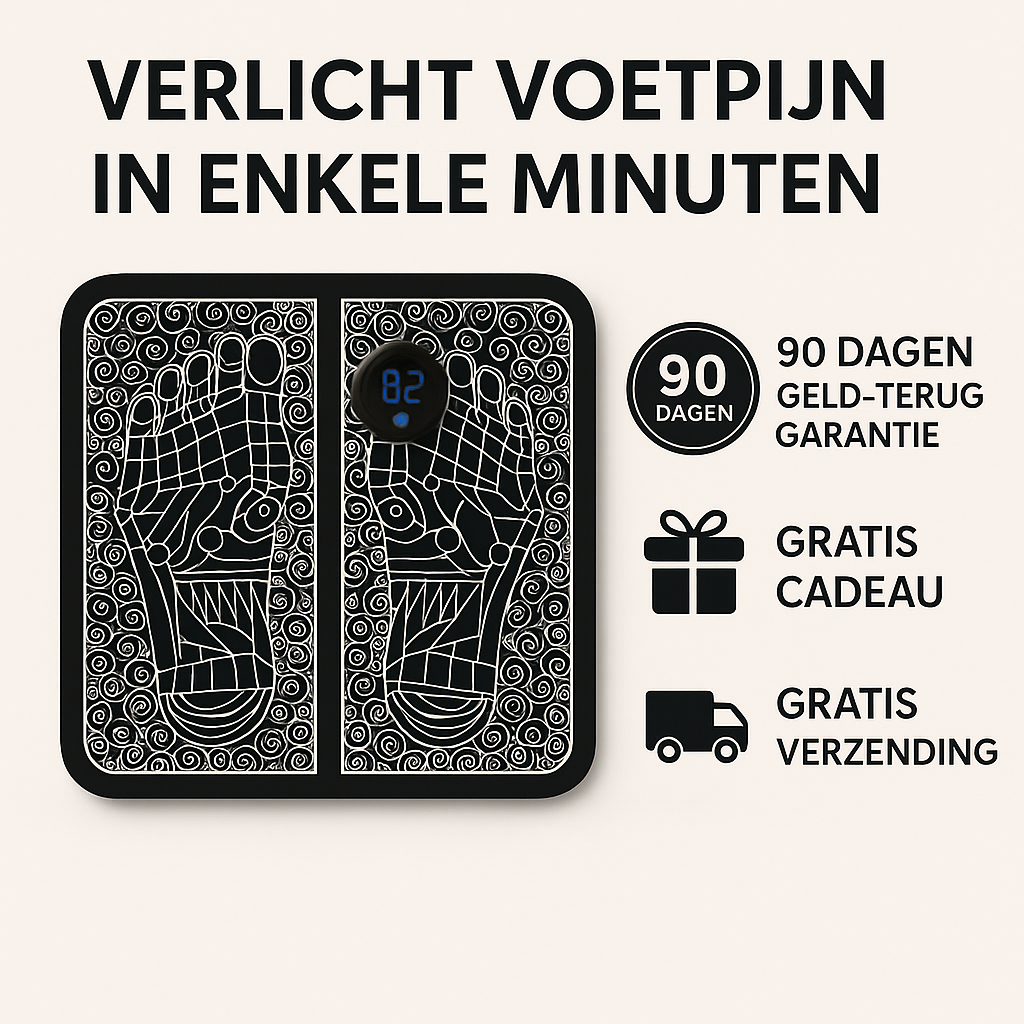 Stapherstel voetmassager