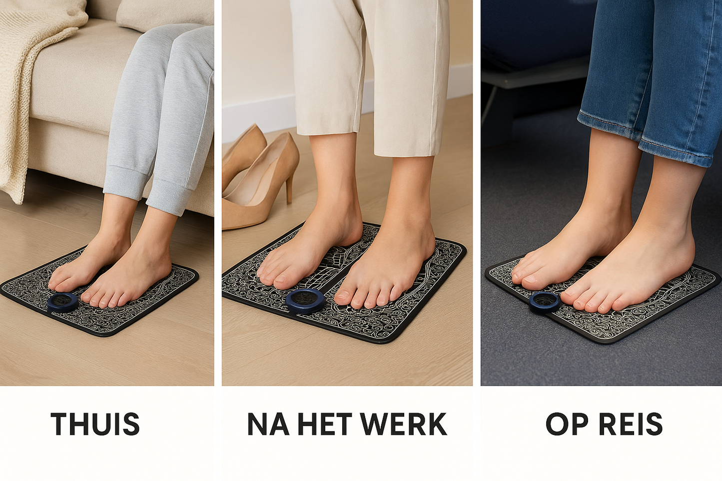 Stapherstel voetmassager
