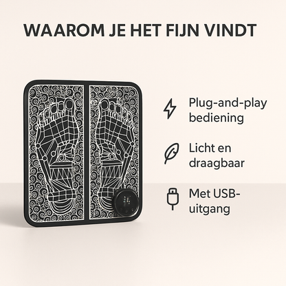 Stapherstel voetmassager